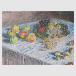 Apples and Grapes by Claude Monet Tissue Paper