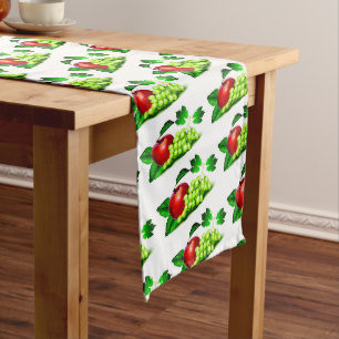 Apples and Grapes Long Table Runner