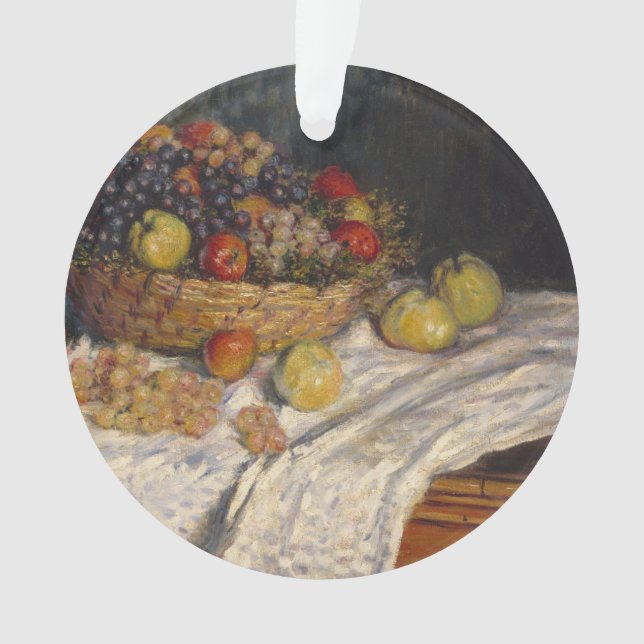 Apples and Grapes Ornament (Front)