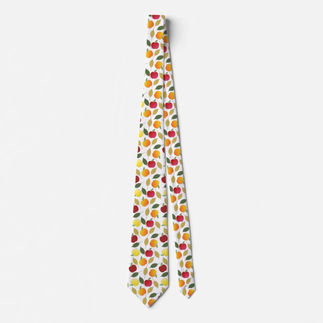 Apples and Leaves Tie (Front)