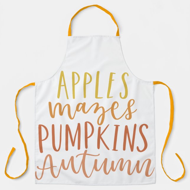 Apples and Mazes Apron (Front)