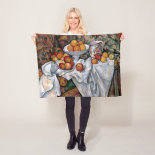 Apples and Oranges, Paul Cezanne, 1895-1900 Fleece Blanket