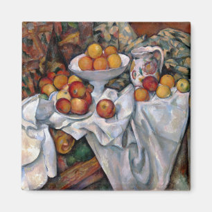 Apples and Oranges, Paul Cezanne, 1895-1900 Magnet