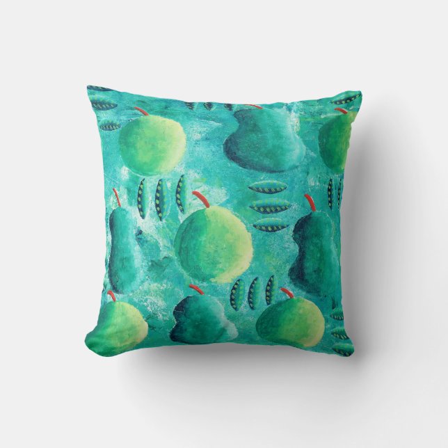 Apples and Pears Cushion (Front)