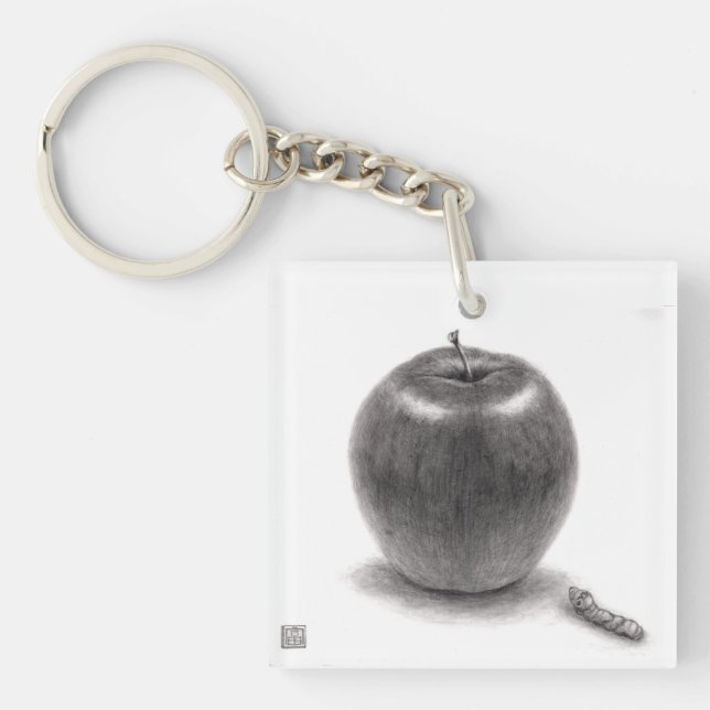 Apples and Pears Key Ring (Front)