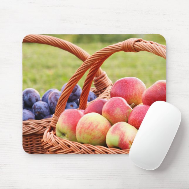 Apples and Plums Mousepad (With Mouse)