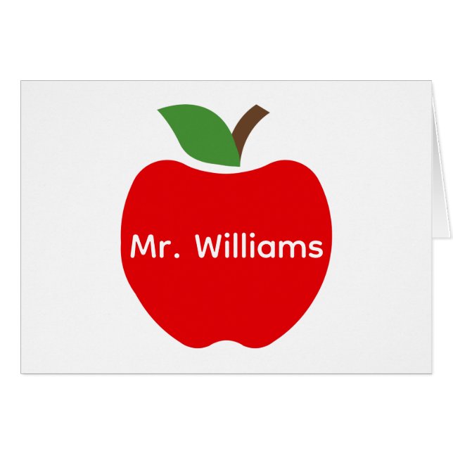 Apples Custom Name (Front Horizontal)