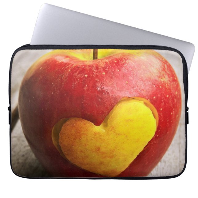 "Apples" Cute Photo. Buy Now Laptop Sleeve (Front)