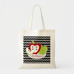 Apples for Teacher Personalised Tote Bag