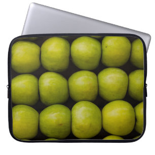 Apples fruits food green apples laptop sleeve