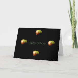 Apples Happy Birthday Card