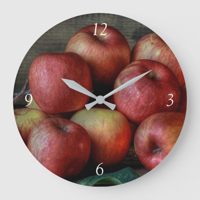 Apples Large Clock (Front)