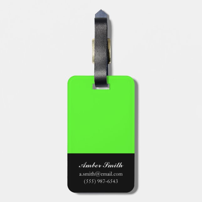 Apples Luggage Tag (Back Vertical)