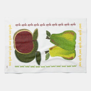 Apples n Pears Tea Towel