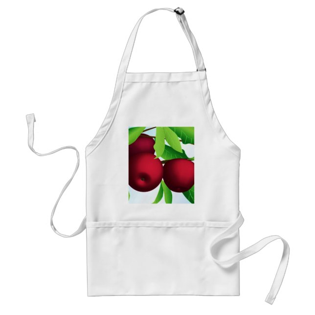 "Apples on a Branch" Standard Apron (Front)