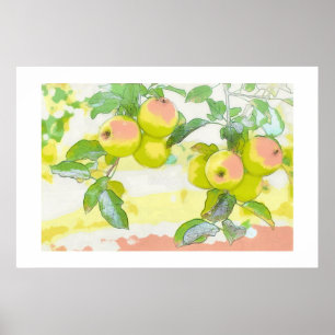 Apples on the Tree Poster