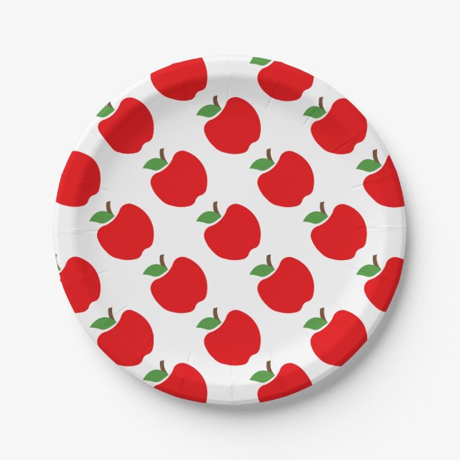 Apples Paper Plate (Front)