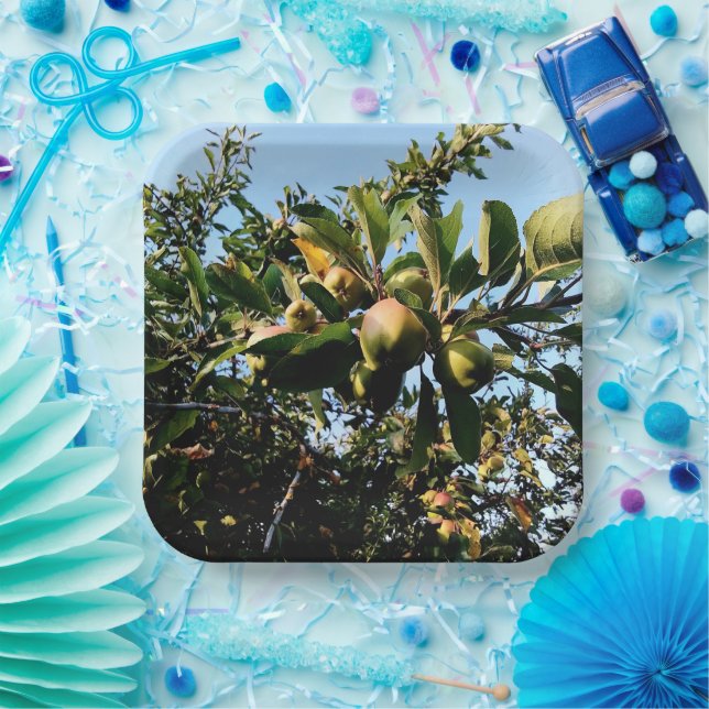 Apples Paper Plate (Party)