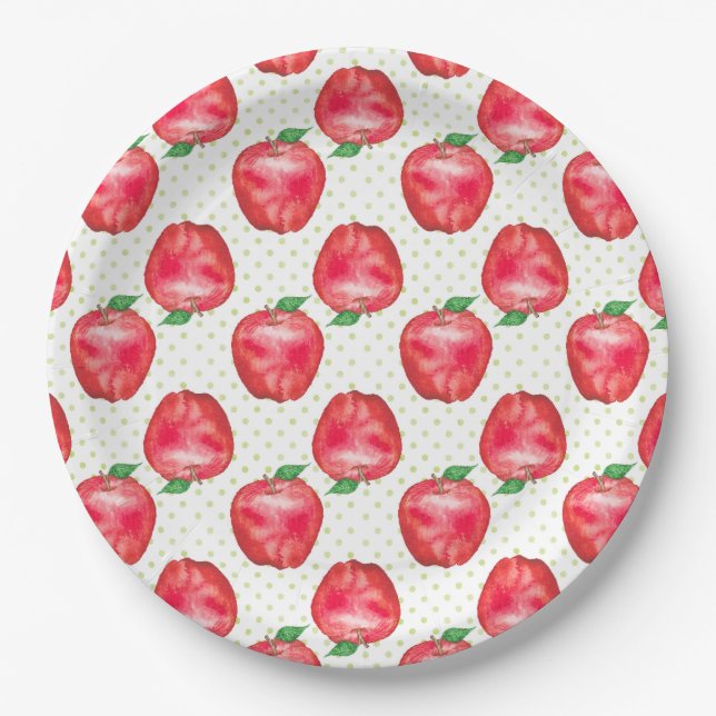 Apples Paper Plate (Front)
