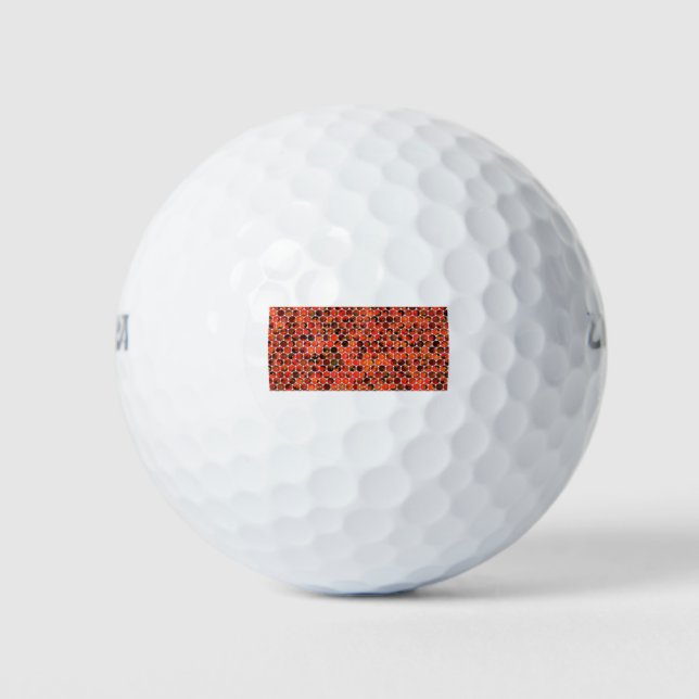 Apples Pattern artwork Golf Balls (Front)