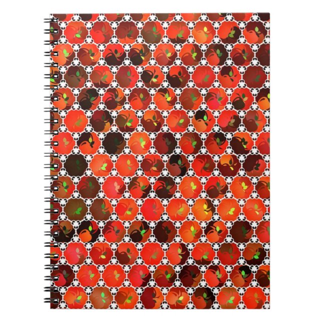 Apples Pattern artwork Notebook (Front)