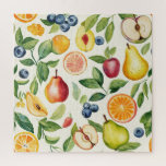 Apples Pears Blueberries Oranges Fruits Jigsaw Puzzle<br><div class="desc">Apples Pears Blueberries Oranges Fruits</div>