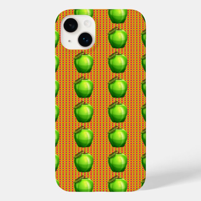 Apples Plaid Case-Mate iPhone Case (Back)