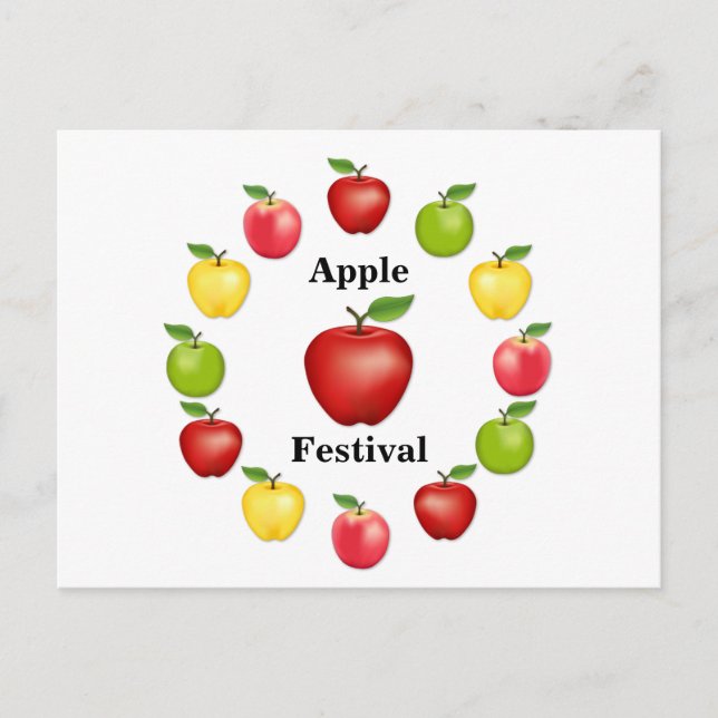 Apples Postcard (Front)