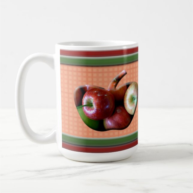 Apples Red & Green Mug (Left)