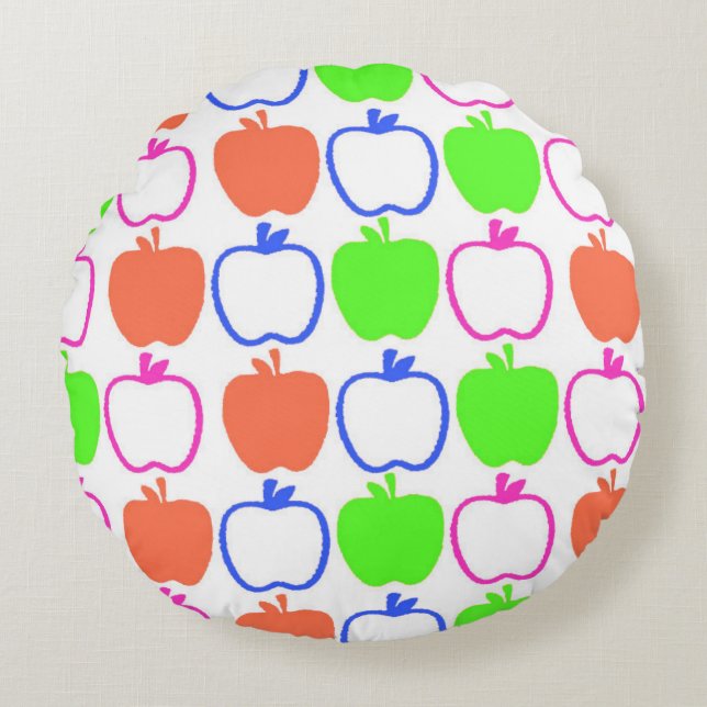 Apples Round Cushion (Front)