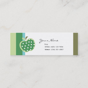 Apples to Apples Mini Business Card