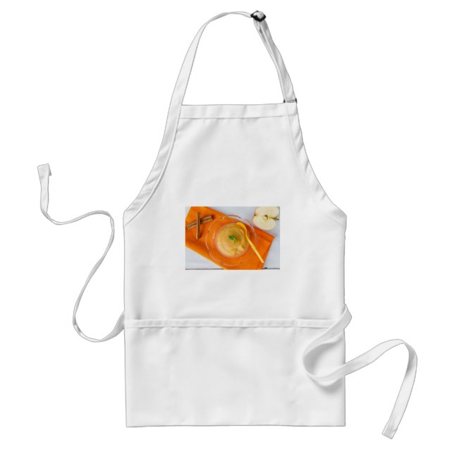 Applesauce with cinnamon and orange spoon standard apron (Front)