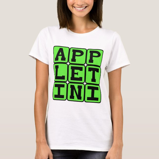 Appletini, Flavoued Martini T-Shirt (Front)