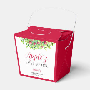 Appley Ever After Apple Fall Bridal Shower  Favour Box