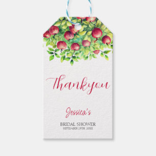 Appley Ever After Apple Fall Bridal Shower  Gift Tags