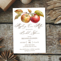 Appley ever after apple fall bridal shower
