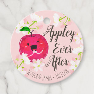 Appley Ever After - Apple Pun Favour Tags
