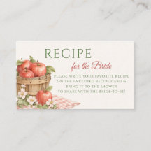 Appley EVER AFTER Bridal Shower Recipe Request
