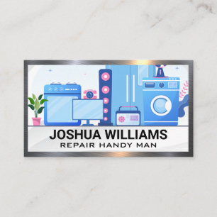 Appliance Furniture Repairman Business Card