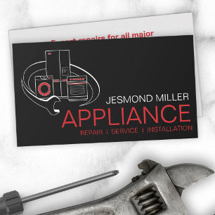 Appliance Repair Services Business Card