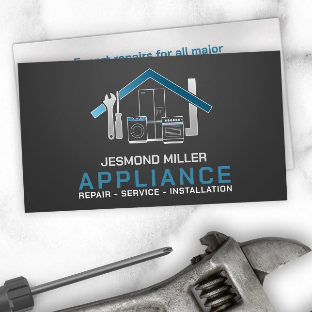 Appliance Repair Services Business Card (Creator Uploaded)