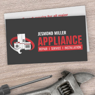 Appliance Repair Services Business Card