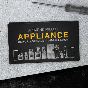 Appliance Repair Services Business Card
