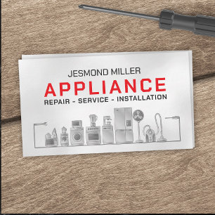 Appliance Repair Services Business Card