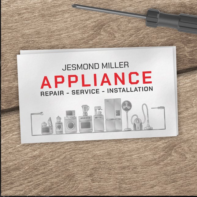 Appliance Repair Services Business Card (Creator Uploaded)