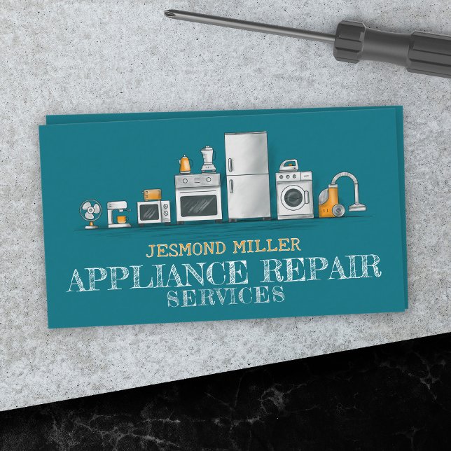 Appliance Repair Services Business Card (Creator Uploaded)