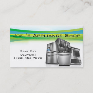 Appliance Shop, Installation, Repair Business Card
