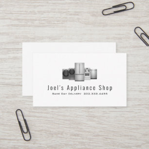 Appliance Shop, Installation, Repair Business Card
