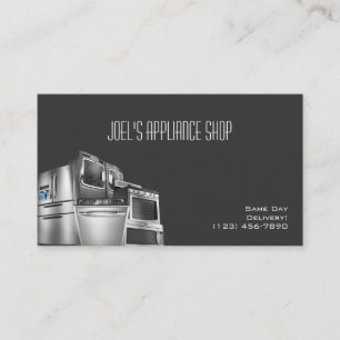 Appliance Shop, Installation, Repair Business Card