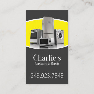 Appliances Repair Services Business Card